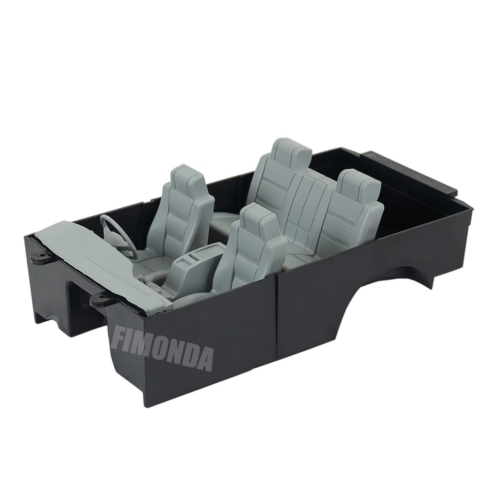 LC80 Interior for SCX10 TRX4 RC Crawler Car Land Cruiser LC80 (Only LC80 Interior, Not Including Other RC Accessories)