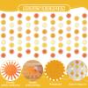 12 Pcs Boho Sun Garland First Trip Around The Sun Party Decorations Muted Sun Banner Kit Hippie Hanging Swirl for Aesthetic Indoor Outdoor 1st Birthday Baby Shower Girl Boy Favor Party Supplies Decor view 3