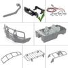 1/10 RC Crawler Car Land Cruiser LC80 ABS Interior Body Mount Roof Rack Bull Bar Bumper Snorkel LED Lights for SCX10 TRX4 Redcat (SCX10 Body Mount) view 3