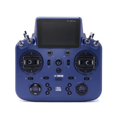 NOBRIM Tandem X18S Transmitter Color Touch-Screen Displays FCC Controller for RC Aircraft Model (Blue)
