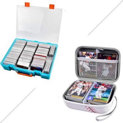 ALKOO 2200+ Card Case + Baseball Card Holder Case