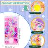 Rcanedny 8 Pieces Handheld Water Games Water Toss Ring Game Handheld Water Ring Toy for Kids Party Favors Novelty Water Game Prizes Relaxing view 2