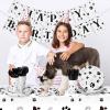 Tanlade 171 Pcs Black Dog Paw Pattern Birthday Party Supplies Set Serves 24 view 4