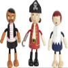 Wooden Bending Dolls Pirate view 4