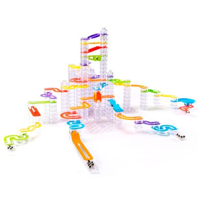 Fat Brain Toys Trestle Tracks Pro Marble Run Set, 274-Piece Modular Marble Track, STEM Toys for Kids, Fun Science Kits for Girl and Boy Ages 8-13+