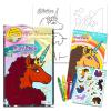 Afro Unicorn Birthday Party Favors - 24 Pack Bundle with Afro Unicorn Grab n Go Play Packs and Beach Kids Loot Bags view 2