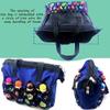 Bingo Dauber Bags with 8 Pockets Large Capacity Travel Carrying Case with Zipper/Makeup Bag/Casino Game Lovers Christmas Gift for Women/Mom (Purple) view 2