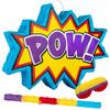 ArtCreativity Pow Superhero Piata  Pow Pinata for Kids with Blindfold & Stick  Easy-to-Fill Piata for Birthday Party, Superhero Party Decorations, and Fun Super Hero Party Supplies view 1
