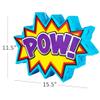 ArtCreativity Pow Superhero Piata  Pow Pinata for Kids with Blindfold & Stick  Easy-to-Fill Piata for Birthday Party, Superhero Party Decorations, and Fun Super Hero Party Supplies view 4