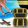 MGZNMTY Portable Storage Case for Teck Deck Ultra DLX Finger Skateboards, Fingerboard Carrying Case Compatible with 16 PCS Tech Deck Fingerboard (Large, Black) view 2