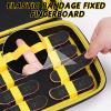 MGZNMTY Portable Storage Case for Teck Deck Ultra DLX Finger Skateboards, Fingerboard Carrying Case Compatible with 16 PCS Tech Deck Fingerboard (Large, Black) view 4