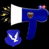 ArtCreativity Police Megaphone Toy for Kids - Toy Megaphone with Police Badge - Siren Mode with Flashing Lights - Pretend Play Police Toys for Boys 8-12 - Noisy Toys for Hours of Fun view 2