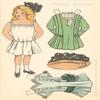 Cut-out Paper Doll, Little Girl, Marie Louise - Vintage Image view 1