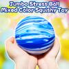 Giant Stress Balls for Kids and Adults - Jumbo Dough Balls Squishy Fidget Toy - Pull, Stretch and Squeeze Stress Ball Squishy Toys, Soft Dough Ball for Relax, Focus, Anxiety Relief (Blue) view 2