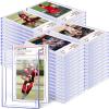 100 PCS Card Case Holder for Trading Cards, Acrylic Graded Card Slab Baseball Card Protectors with Label Position Fit for MTG TCG and Sport Cards view 1