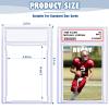 100 PCS Card Case Holder for Trading Cards, Acrylic Graded Card Slab Baseball Card Protectors with Label Position Fit for MTG TCG and Sport Cards view 2