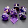 Dice Set 7 PCS Gemstone D&D Dice with Gift Case for Dungeons and Dragon Tabletop Game (Amethyst) view 3