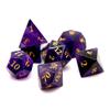 Dice Set 7 PCS Gemstone D&D Dice with Gift Case for Dungeons and Dragon Tabletop Game (Amethyst) view 4