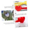 OFFSCH 2pcs Cartoon Design Maker Clamp Toys for Outdoor Fun Heart-Shaped Snow Clip Tool to Use for Boys and Girls Compact and Convenient for Snowy Days view 2