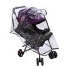 1PC PVC Universal Baby Stroller Rain Cover Dust Wind Pram Accessory view 3
