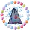 MBKET 24 Pack Reusable Water Balloons Water Balls Latex-Free Soft Silicone Water Splash Ball with Portable Mesh Bag Summer Outdoor Play Pool Party Backyard Fun Water Toys view 1