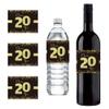 Sumerk 24 Pcs Cheers to 20 Stickers for Envelopes, Bag Seals, Water Bottle Labels & Party Favors view 1