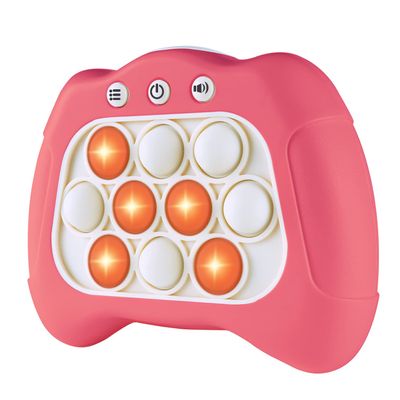 Intoypad Pop The Target! Handheld Speed Push Game Machine: A Fun Multiplayer Game for Family. Sensory Fidget Toy Christmas Toys Gifts for 6 7 8 9 10 11 12 Years Old Kids Road Trip Car Games Kids Pink