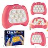 Intoypad Pop The Target! Handheld Speed Push Game Machine: A Fun Multiplayer Game for Family. Sensory Fidget Toy Christmas Toys Gifts for 6 7 8 9 10 11 12 Years Old Kids Road Trip Car Games Kids Pink view 4