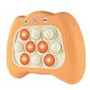 Intoypad Pop The Target! Handheld Speed Push Game Machine: A Fun Multiplayer Game for Family. Sensory Fidget Toy Christmas Toys Gifts for 6 7 8 9 10 11 12 Years Old Kids Road Trip Car Games Orange view 1