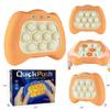Intoypad Pop The Target! Handheld Speed Push Game Machine: A Fun Multiplayer Game for Family. Sensory Fidget Toy Christmas Toys Gifts for 6 7 8 9 10 11 12 Years Old Kids Road Trip Car Games Orange view 4