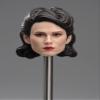 Fremego 1/6 Scale Female Head Sculpt,Female Agent Plastic Hair Head Carved for 12inch PH TBL JO Soldier Action Figure Collection (C) view 1