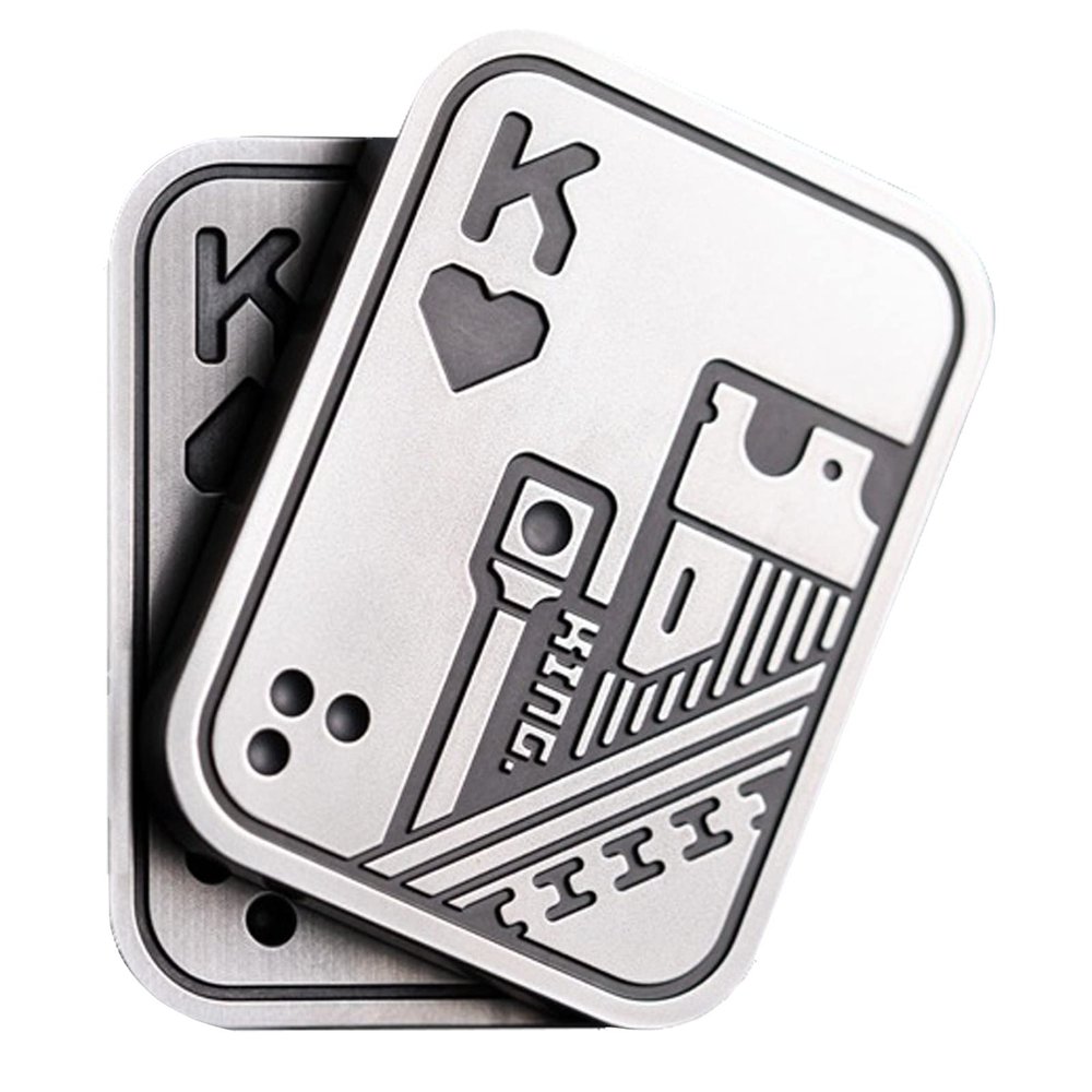 New Decompression Metal Poker Fidget_SliderManually Rotate Adult Office Decompression Toys to Relieve Pressure, Tabletop Toys for Adults, KK