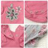 Reborn Dolls Baby Clothes Pink Outfits Fit 22''-24'' Reborn Baby Dolls Toddler Girl 4 Pieces Doll Clothing Set view 2
