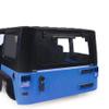 AMK 313mm RC Crawler Body 4 Door Jeep Wrangler JK Rubicon Body Kit for 1/10 Scale RC Crawler Cars Axial SCX10 90046/90047 RGT EX86100 (Blue) view 2