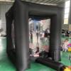 Vinfgoes Black Inflatable Cash Cube Inflatable Cash Machine Inflatable Money Machine Booth Money Grab Machine for Promotion Advertising Events (NO BLOWERS Included) view 2