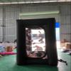 Vinfgoes Black Inflatable Cash Cube Inflatable Cash Machine Inflatable Money Machine Booth Money Grab Machine for Promotion Advertising Events (NO BLOWERS Included) view 3