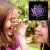 Srliya Kaleidoskop Gifts 5 * 5 * 5 Mini Kaleidoscope Necklace Kaleidoscope Gold Brass Adult Pendant for Children Gift view 2