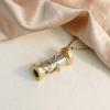 Srliya Kaleidoskop Gifts 5 * 5 * 5 Mini Kaleidoscope Necklace Kaleidoscope Gold Brass Adult Pendant for Children Gift view 3