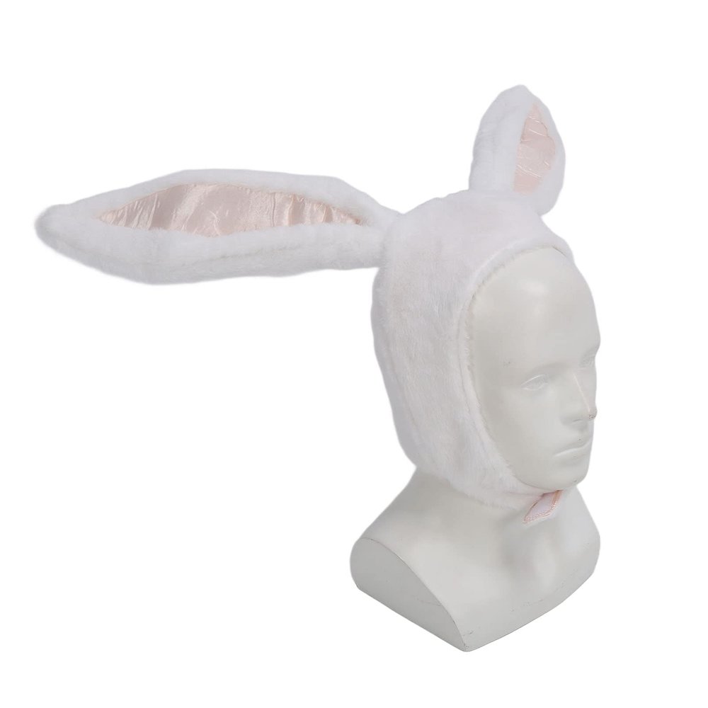 Semme Plush Bunny Ears Hood - Easter Bunny Hat for Cosplay, Halloween Party, Christmas Gift