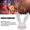 Semme Plush Bunny Ears Hood - Easter Bunny Hat for Cosplay, Halloween Party, Christmas Gift view 2