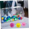 OFFSCH 60 Pcs Plastic Seamless Game Balls for Entertainment Bingo Multicolor Balls for Parties Raffles Game view 4