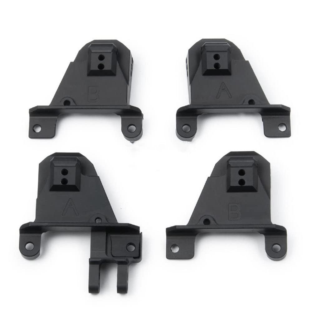 1 Set RC Car Aluminum Front & Rear Shock Tower Mount Replacement for Traxxas TRX4 324 1/10 RC Crawler Car