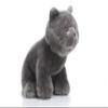 TAMMYFLYFLY Lifelike British Shorthair Cat Plush Stuffed Animal Toy British Shorthair Cat Animal Model 32cm view 1