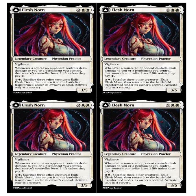 4x | Elesh Norn - The Argent Etchings | Anime | Foil or Non-Foil (Foil)