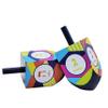 The Dreidel Company Extra Large Hand Painted Wood Hanukkah Dreidels, 4-Pack Retro Dreidel Design view 4