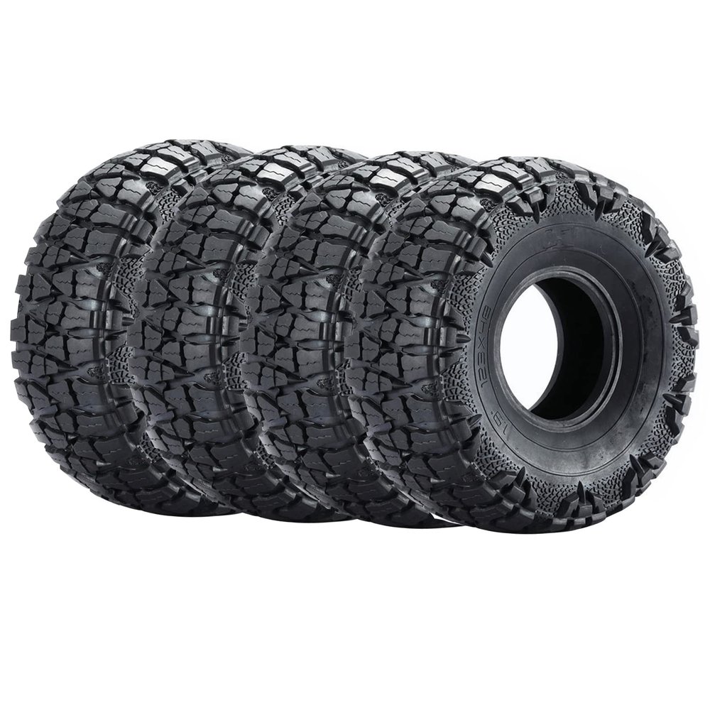 4pcs RC Car Rubber 1.9" Wheel Tires Replacement for TRX4 1:10 for AXIAL SCX10