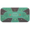 BESPORTBLE 10-Player Foldable Poker Table Top, Rubber Foam Poker Table Mat and Card Game Layout Poker Mat Foldable Anti-Slip Poker Table Mat Holdem Poker Table Top (47X23inch) view 1