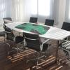 BESPORTBLE 10-Player Foldable Poker Table Top, Rubber Foam Poker Table Mat and Card Game Layout Poker Mat Foldable Anti-Slip Poker Table Mat Holdem Poker Table Top (47X23inch) view 4