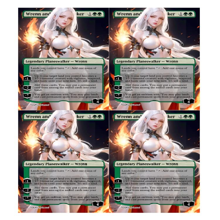 4x | Wrenn and Realmbreaker | Anime | Full Art | Foil or Non-Foil (Non Foil)