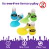 The Original Glow in The Dark Slime - 6pc Party Pack of Assorted Blue, Yellow and Green Glow Slimes Great for Birthdays, Easter Baskets, Halloween & Stocking Stuffers, for Kids, Boys & Girls, Ages 5+ view 2
